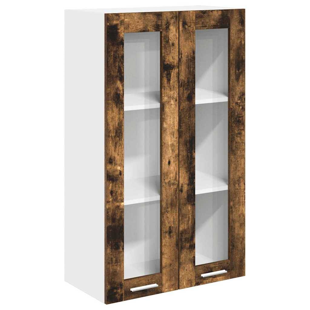vidaXL Hängeschrank Geräucherte Eiche 60 x 31 x 100 cm Holzwerkstoff