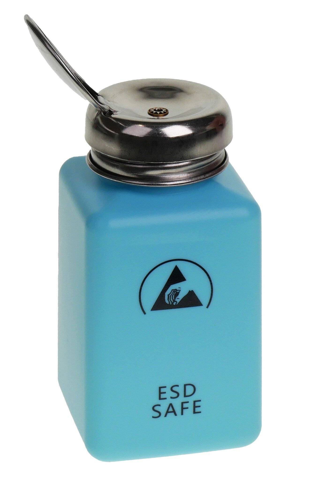 ESD-Lösungsmittelflasche 180ml; Presspumpen Typ