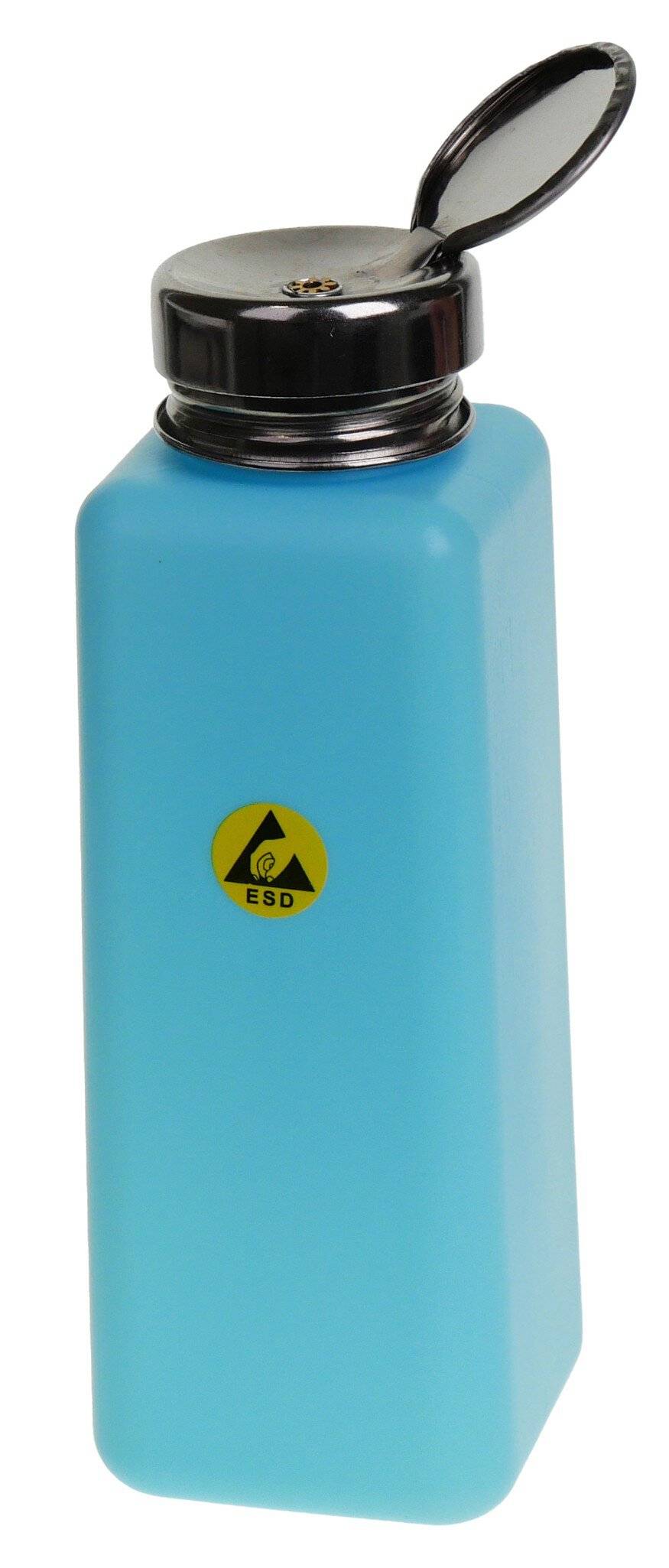 ESD-Lösungsmittelflasche 500ml, blau