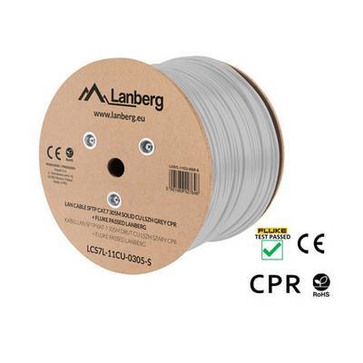 LANBERG Verlegekabel CAT.7 SFTP 305m LSZH Kupfer Fluke gr Multimedia-Technik Cat7 Kabel
