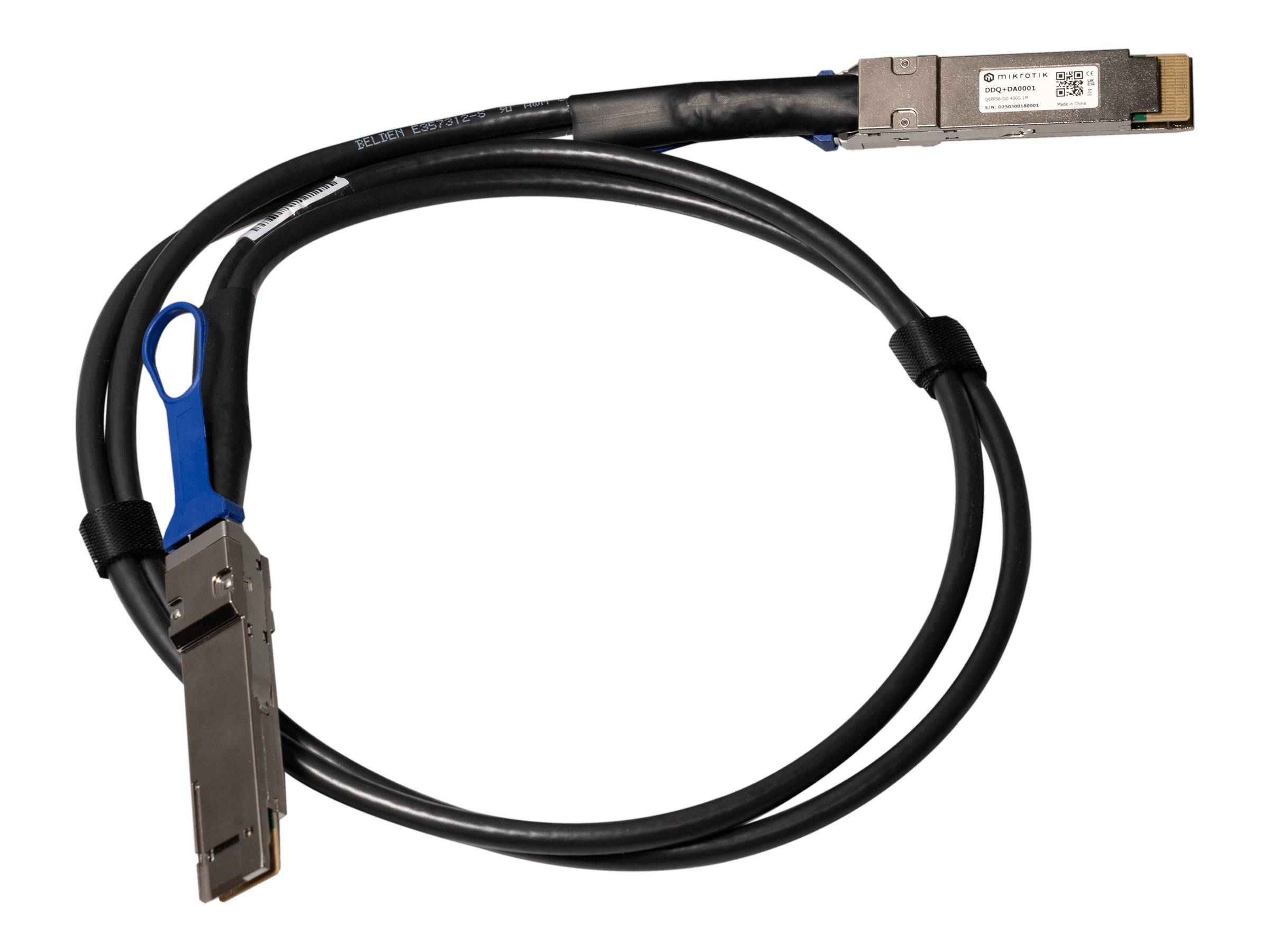 MikroTik 400GBase Direktanschlusskabel - QSFP-DD (M)zu QSFP-DD (M) - 1 m