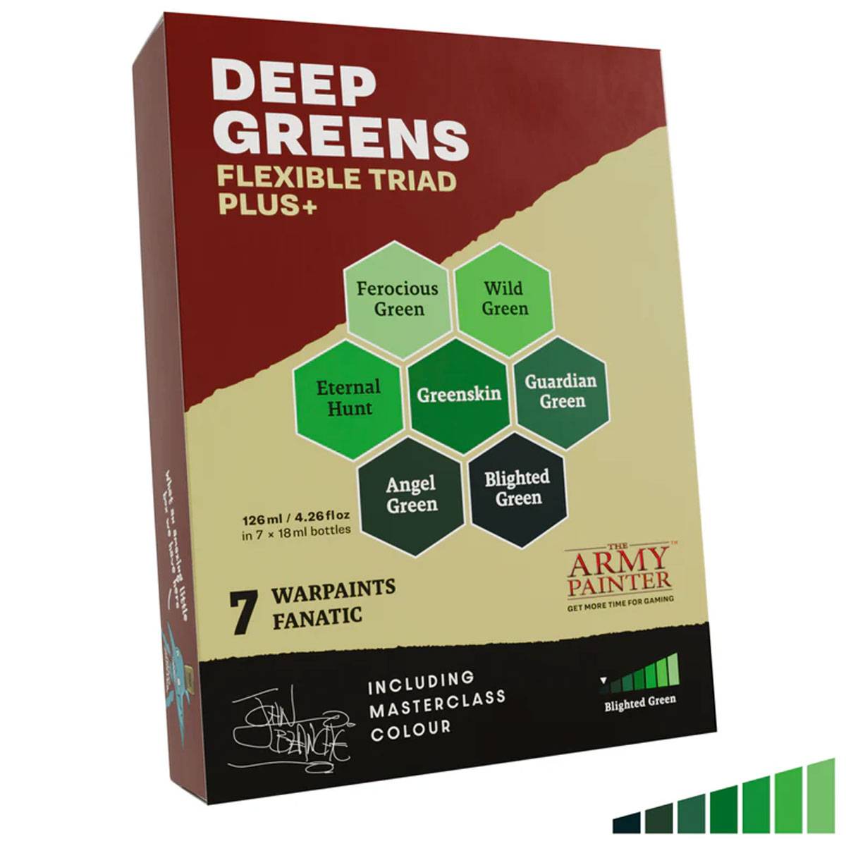 The Army Painter Warpaints Fanatic: Deep Greens Triad PLUS+