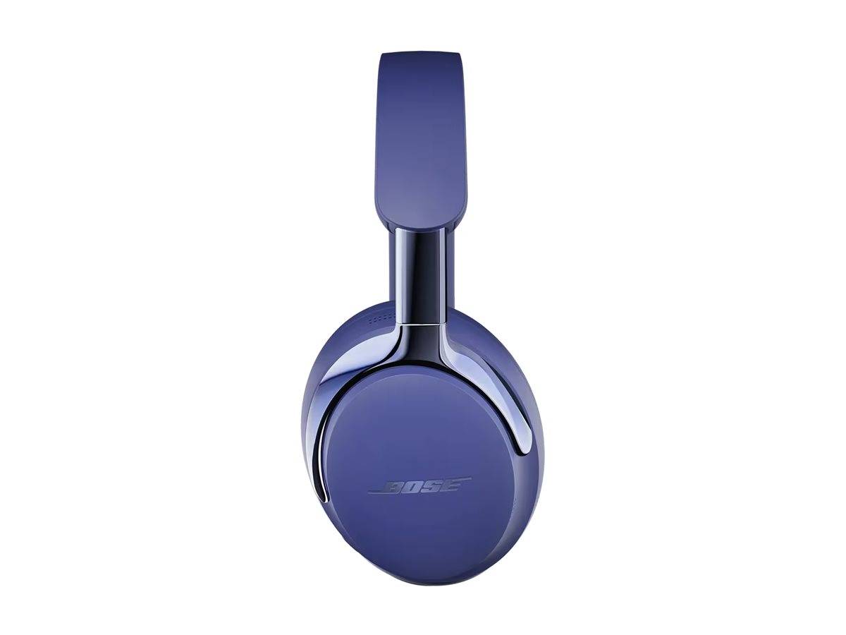 Blaue kabellose Over-Ear-Kopfhörer mit 