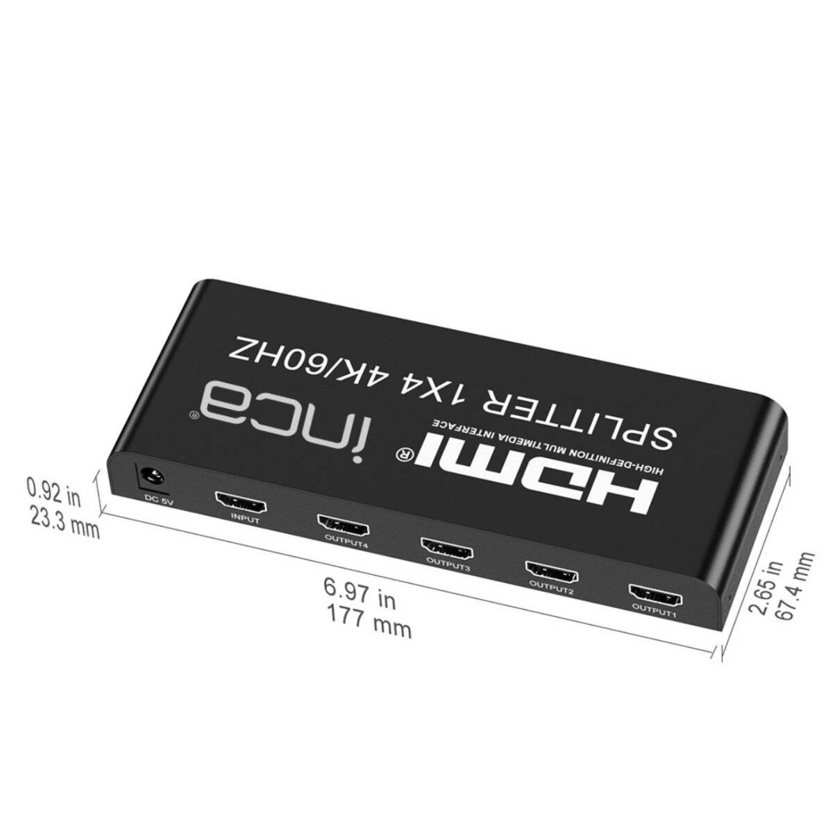 IHSK-460 HDMI Splitter 1x4 4K 60Hz mit HDR-Unterstützung