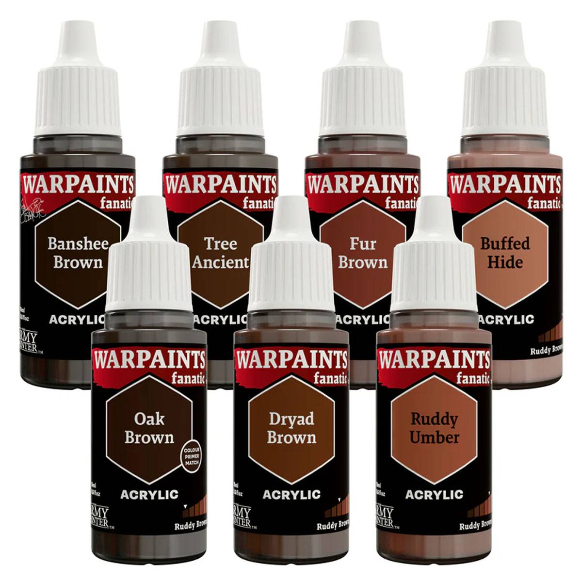 The Army Painter Warpaints Fanatic: Ruddy Browns Triad PLUS+