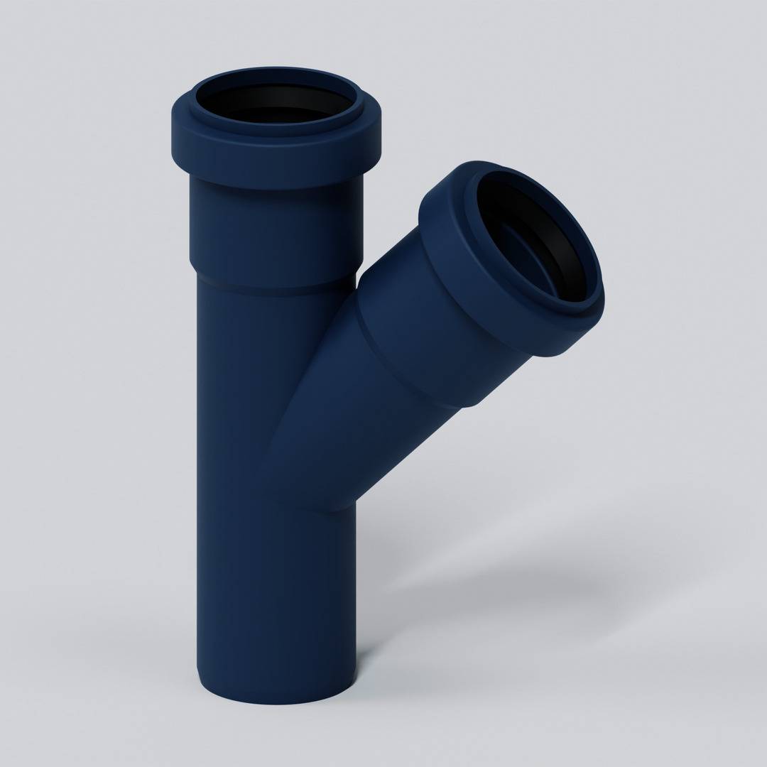 PoloPlast POLO KAL NG Abzweig DN 40/40, 45 Grad