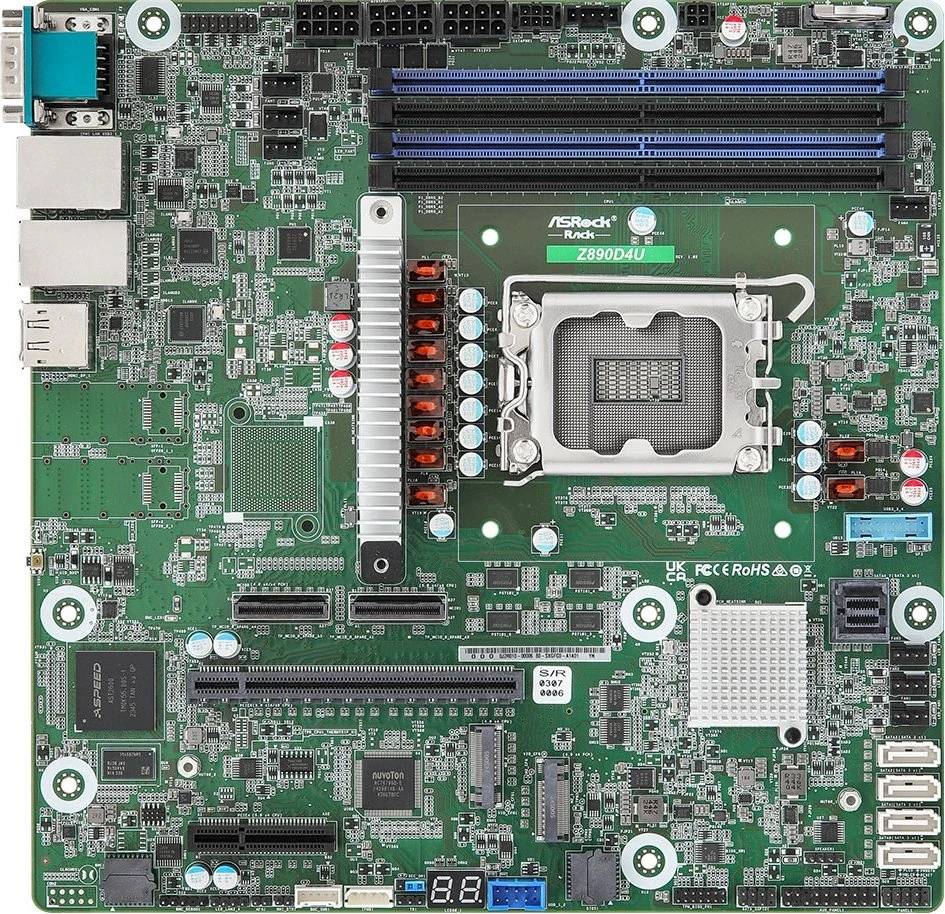 ASRock Mainboard Z890D4U micro-ATX Sockel 11851 Single