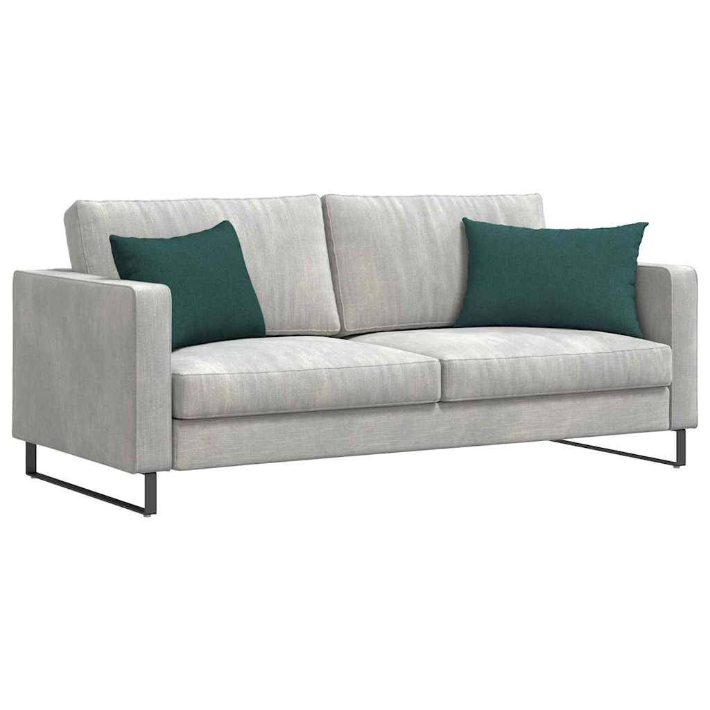 vidaXL Sofakissen 2 pcs Dunkelgrün 60 x 40 cm Stoff