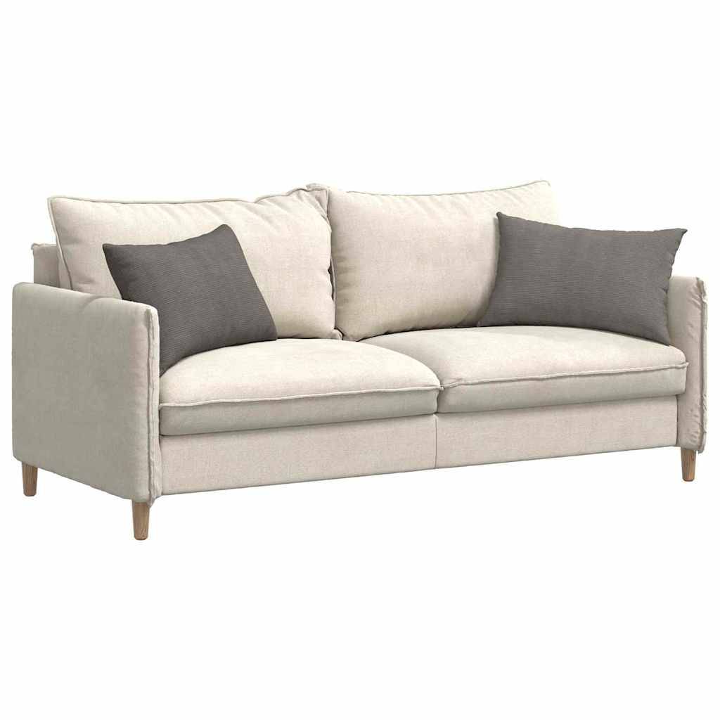 vidaXL Sofakissen 2 Stück Hellgrau 60 x 40 cm Cordstoff
