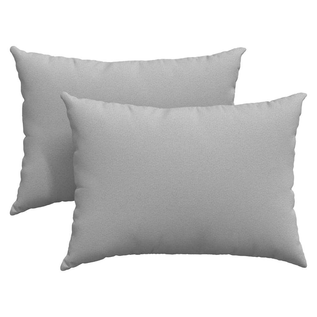 vidaXL Sofakissen 2 pcs Wolkengrau 70 x 50 cm Stoff
