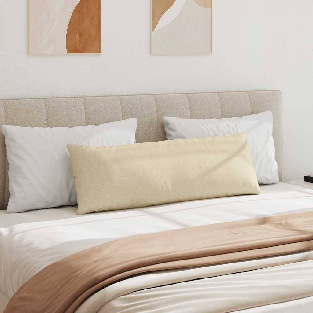 vidaXL Sofakissen 2 pcs Creme 120 x 40 cm Stoff