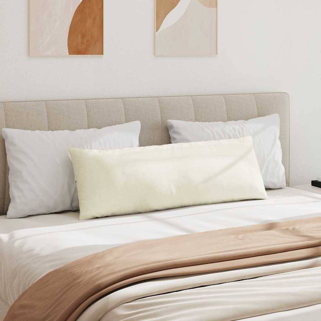 vidaXL Sofakissen 2 Stück Creme 120 x 40 cm Cordstoff