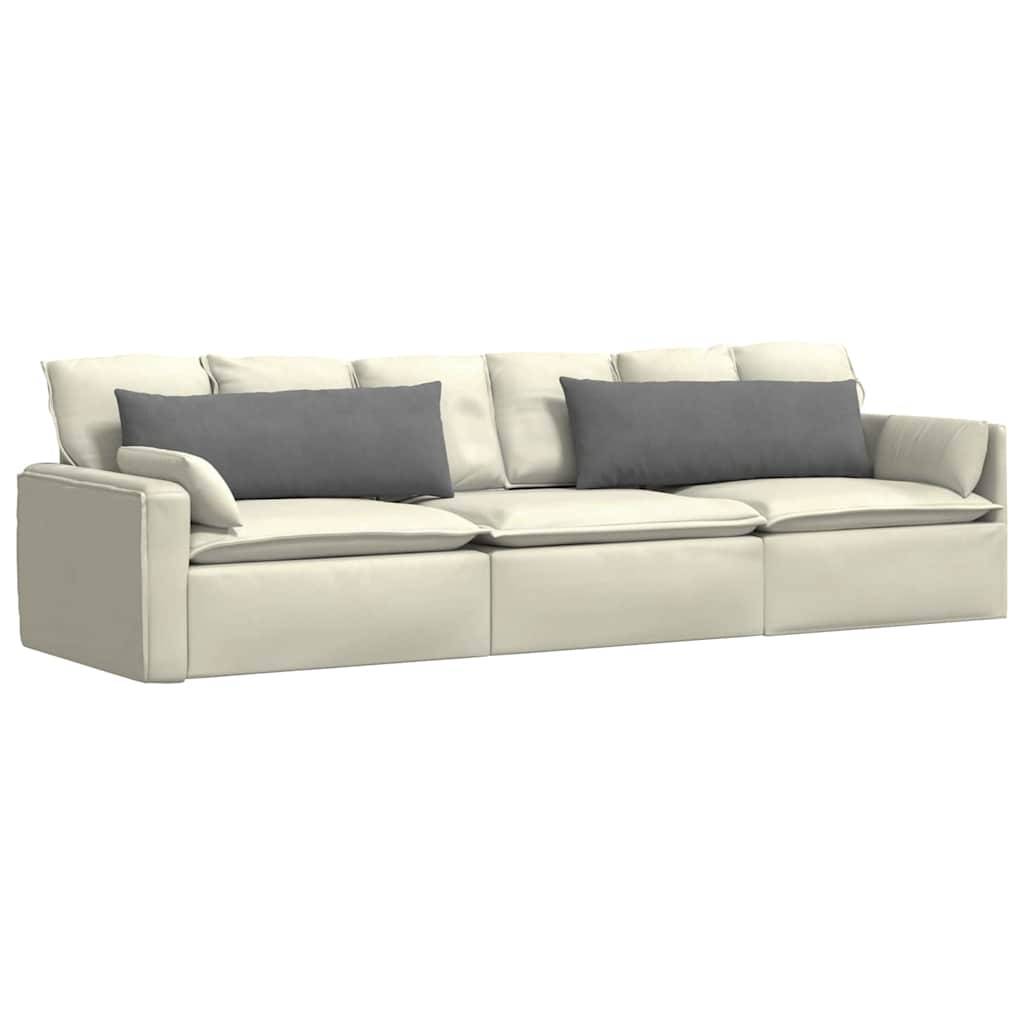 vidaXL Sofakissen 2 Stück Dunkelgrau 120 x 40 cm Stoff