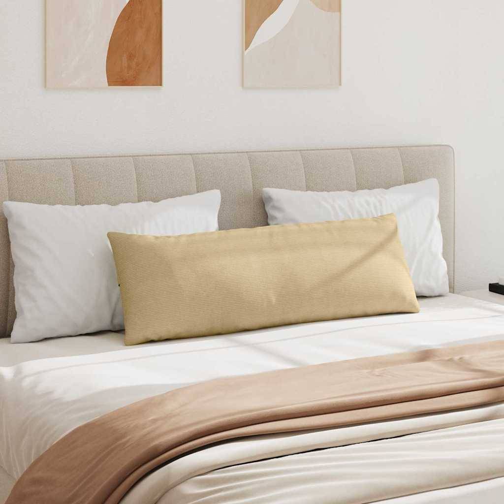 vidaXL Sofakissen 2 Stück Grau-Grün 120 x 40 cm Cordstoff