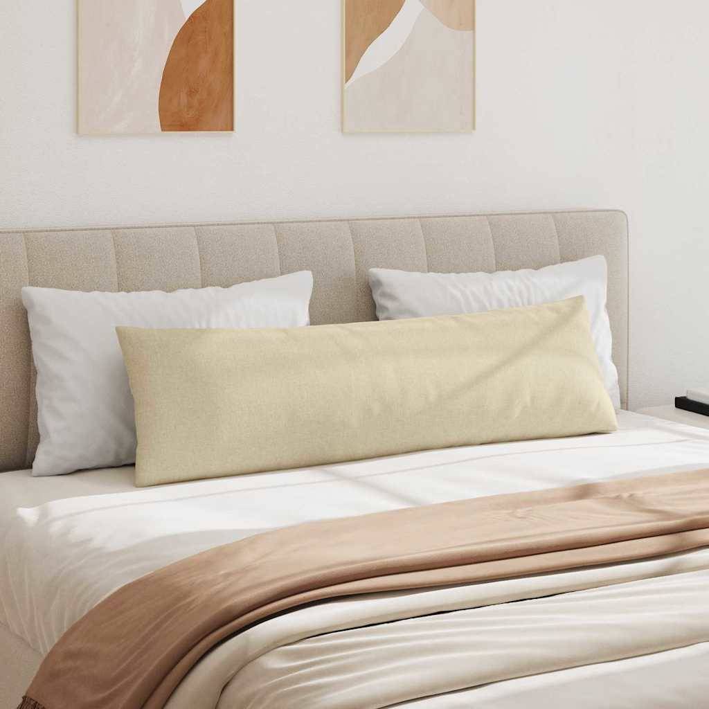 vidaXL Sofakissen 2 pcs Creme 145 x 40 cm Stoff