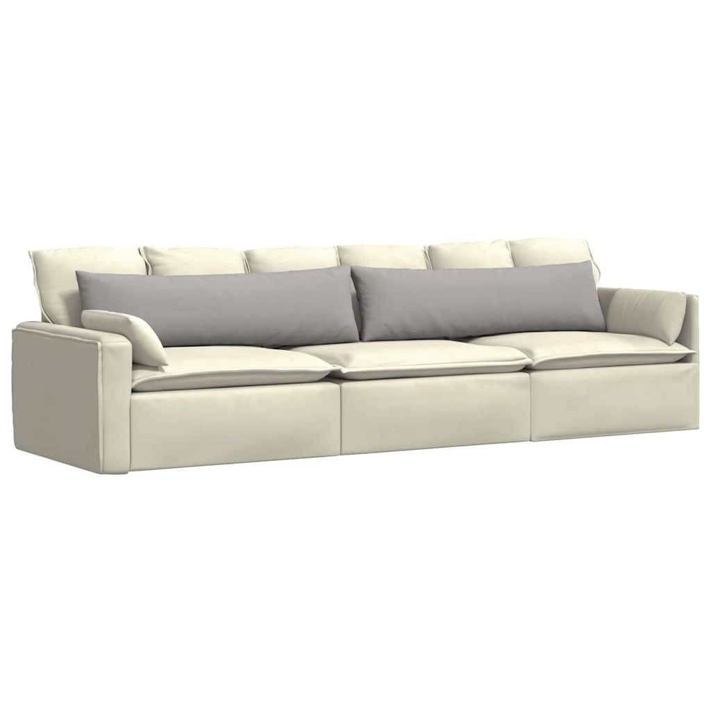 vidaXL Sofakissen 2 pcs Wolkengrau 145 x 40 cm Stoff