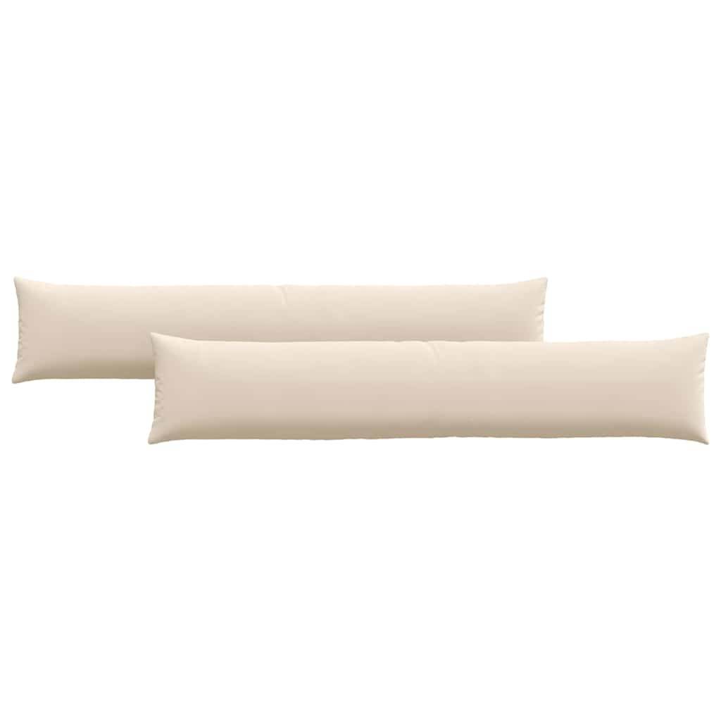 vidaXL Sofakissen 2 Stück Beige 200 x 40 cm Stoff