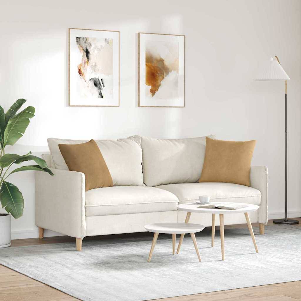 vidaXL Sofakissen 2 Stück Braun 45 x 45 cm Cordstoff