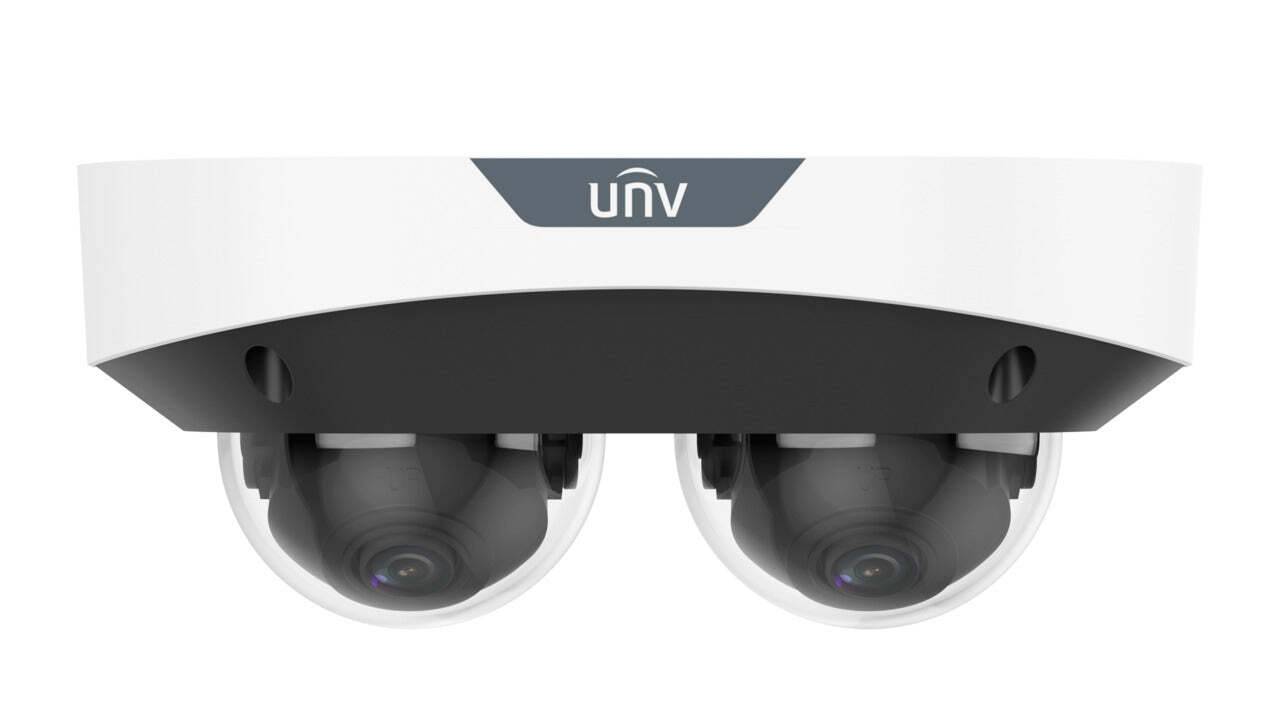 IPC3224SS-ADF28K-I1 BURG GARD, Die 2x 4MP LightHunter MultiView Fixed IR Dome Network Kamera bietet eine beeindruckende