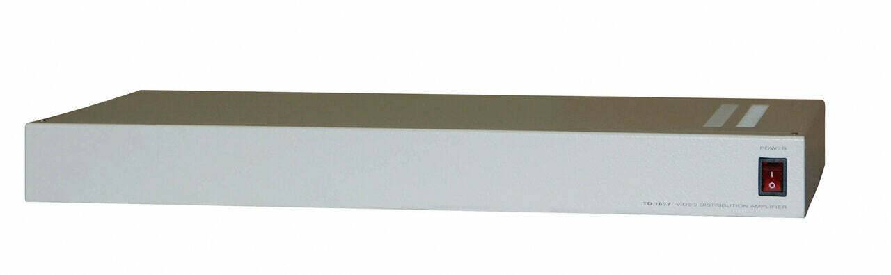 VVS-1632 BURG GARD, Videoverteilerverstärker,4(1x8) Eing.auf inkl.19" Befest.,230V