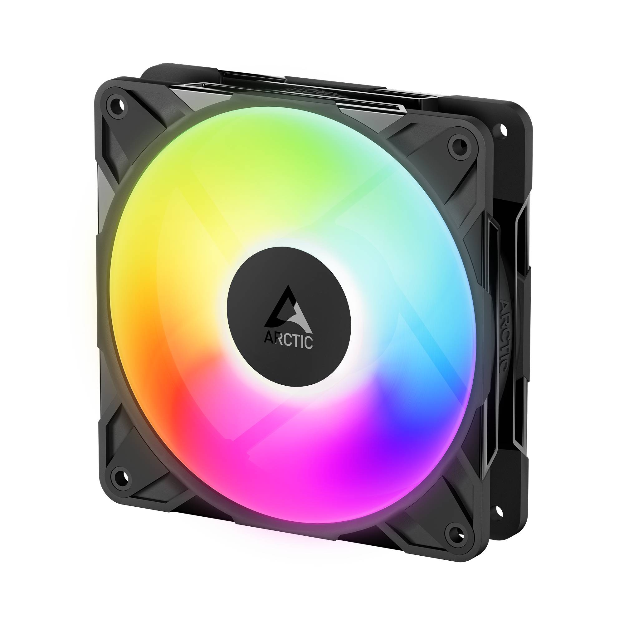 ARCTIC Freezer P12 Pro Reverse A-RGB 120 mm A-RGB - PWM-Lüfter mit Kabelsplitter, Ventilator, 12 cm, 124 m³/h, Schwarz