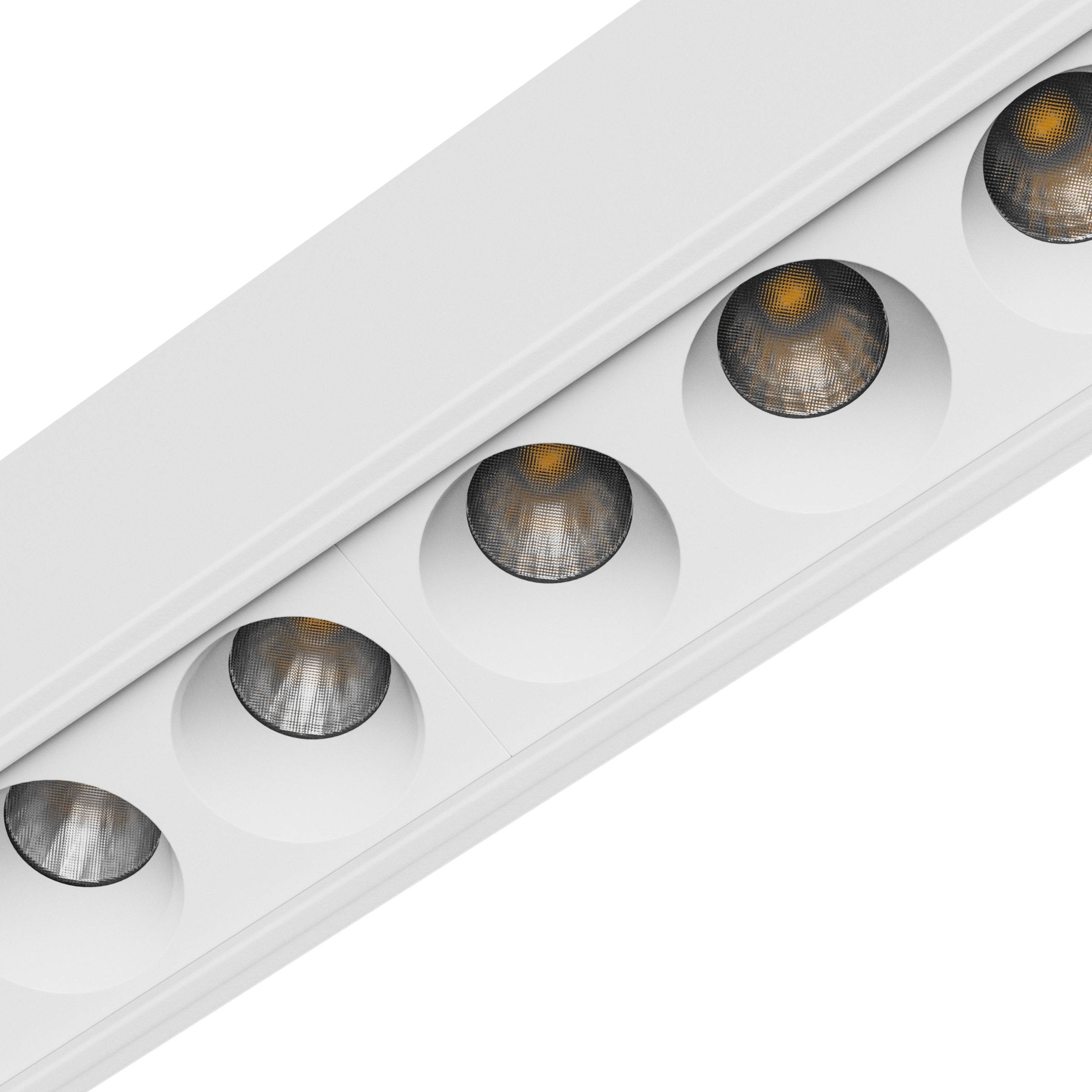 Spectrum LED Grid S 12W Deckenleuchte 40° 1200lm weiß IP20 Aufbau UGR>19 CCT 2700-4000K