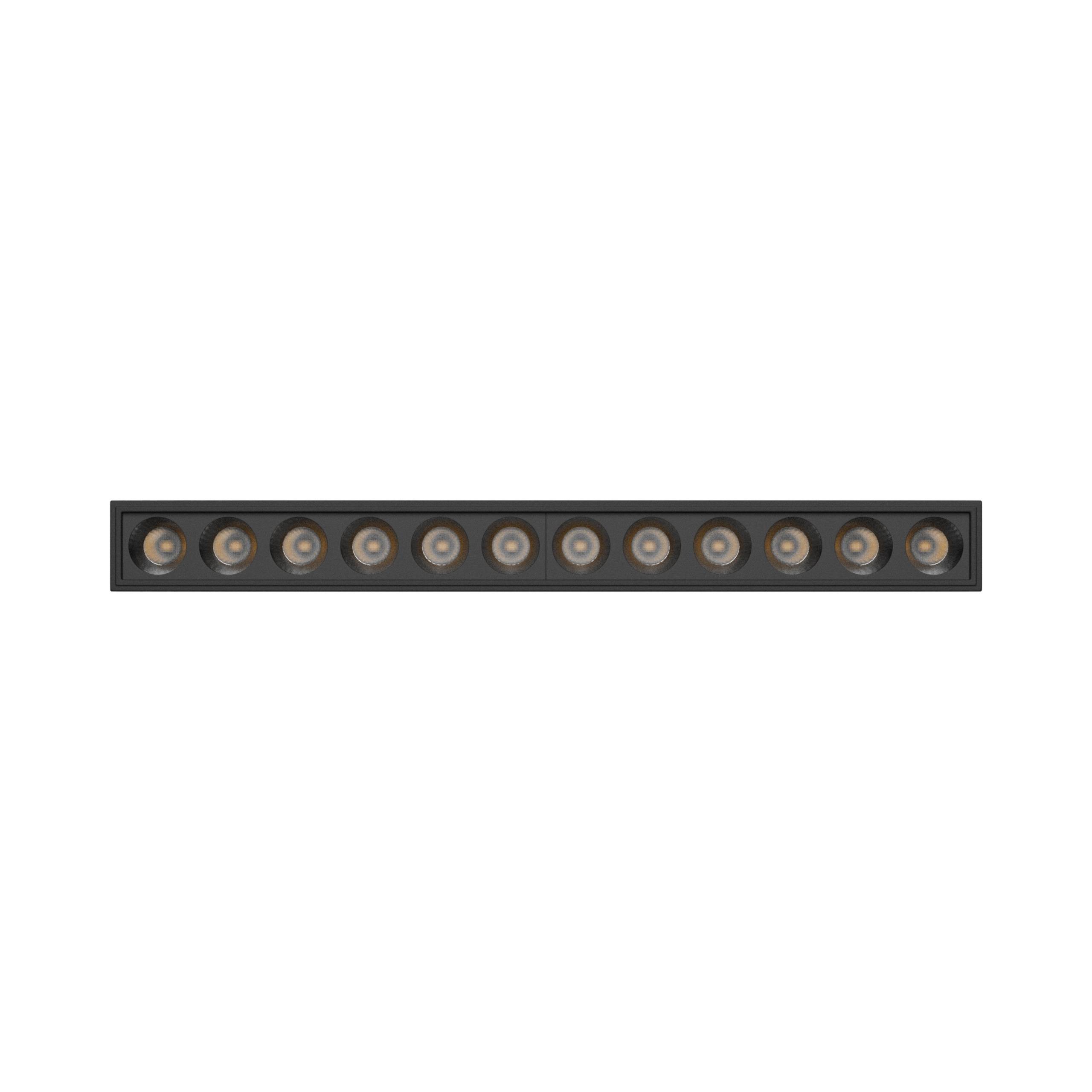 Spectrum LED Grid S Surface Mounted Deckenleuchte 12W 40° 1200lm schwarz IP20 Aufbau UGR>19 CCT 2700-4000K