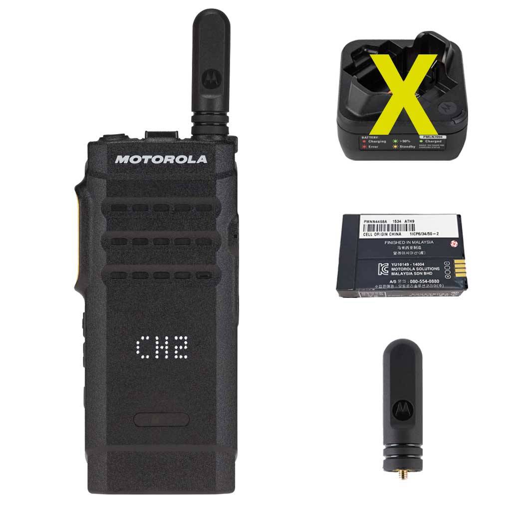 Motorola SL1600 Handfunkgerät VHF - Batterie Antenne MDH88JCP9JA2AN