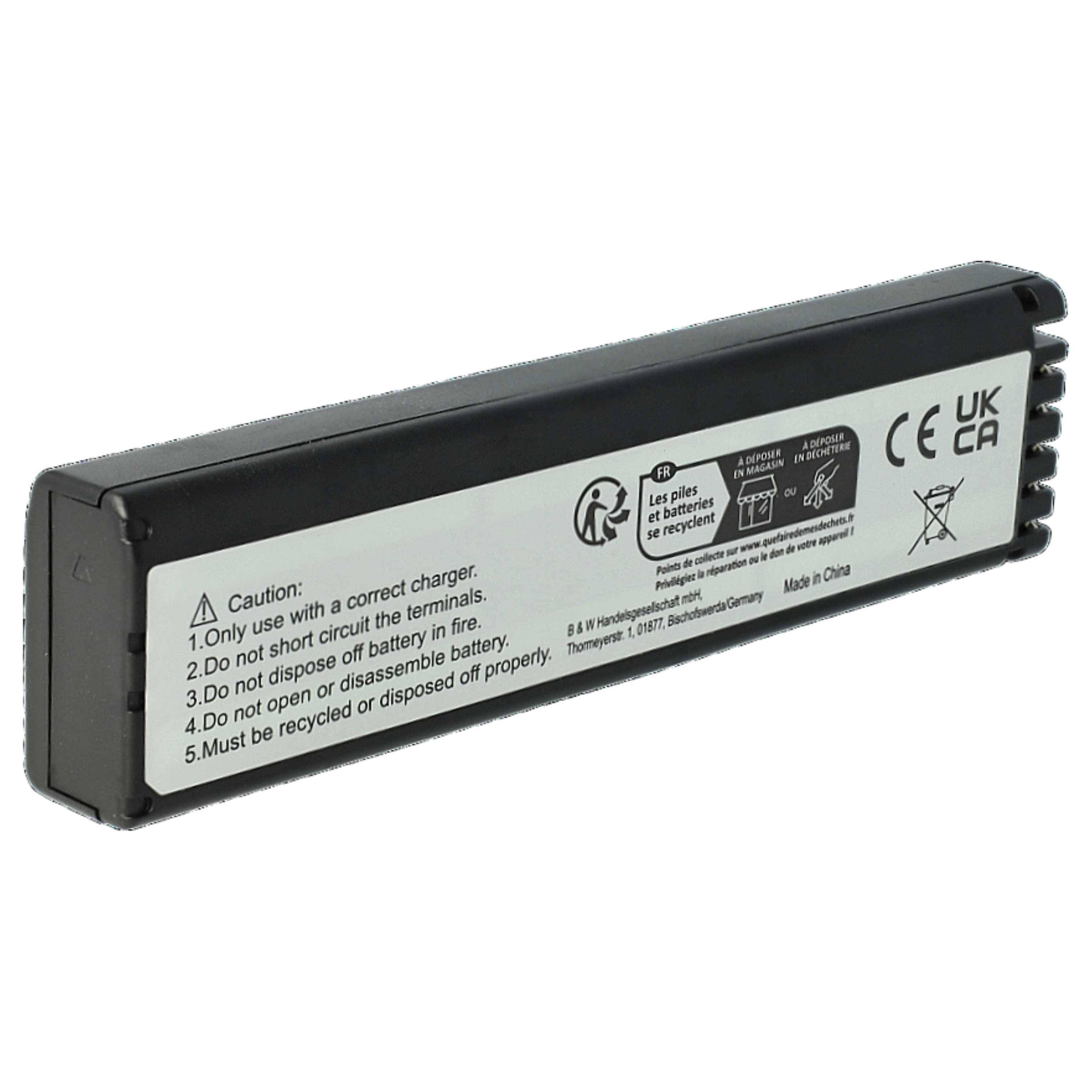 vhbw 2x Akku kompatibel mit SebaKMT 899003810, Digiflex COM Kamera (2150 mAh, 7,2 V, NiMH)
