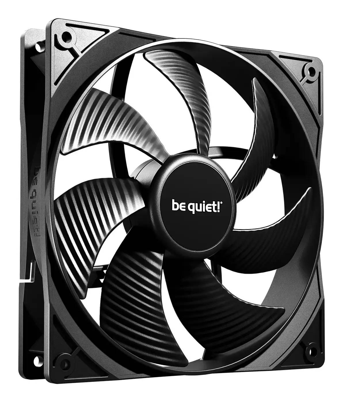 be quiet! Pure Wings 3 140 mm PWM Triple Pack, Ventilator, 14 cm, 1200 RPM, 97,5 m³/h, Schwarz