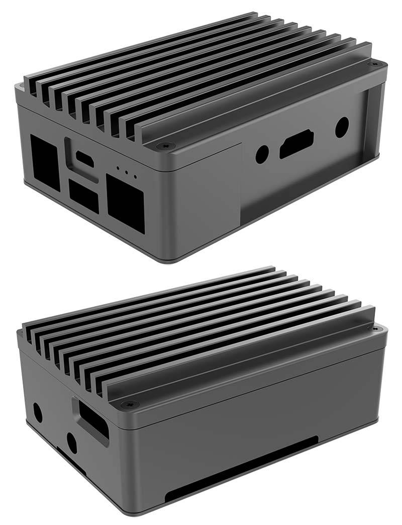 Akasa Skyline 3 Pro Gehäuse (für ASUS Tinker Board 3/3S) [A-RA17-M1B]