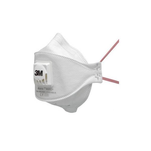 3M Deutschland Aura Atemschutzmaske FFP3 9332+BV (VE10)