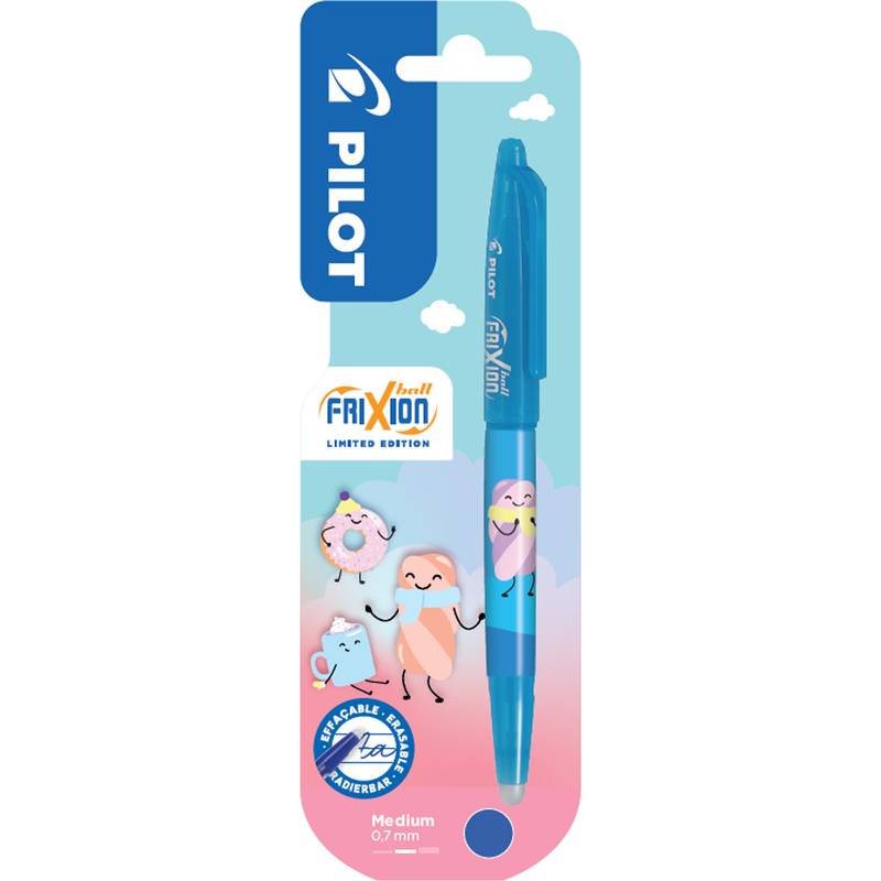 PILOT Tintenroller FRIXION BALL 07 Fancy Winter, hellblau