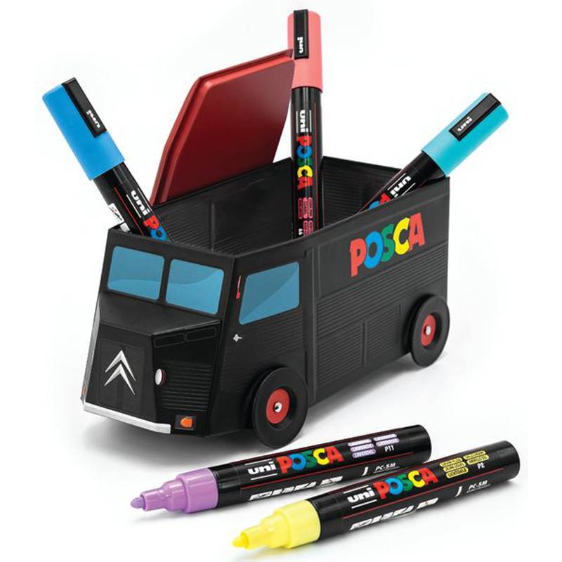 POSCA Pigmentmarker PC5M, 5er Sammler-Set "TRUCK 02"