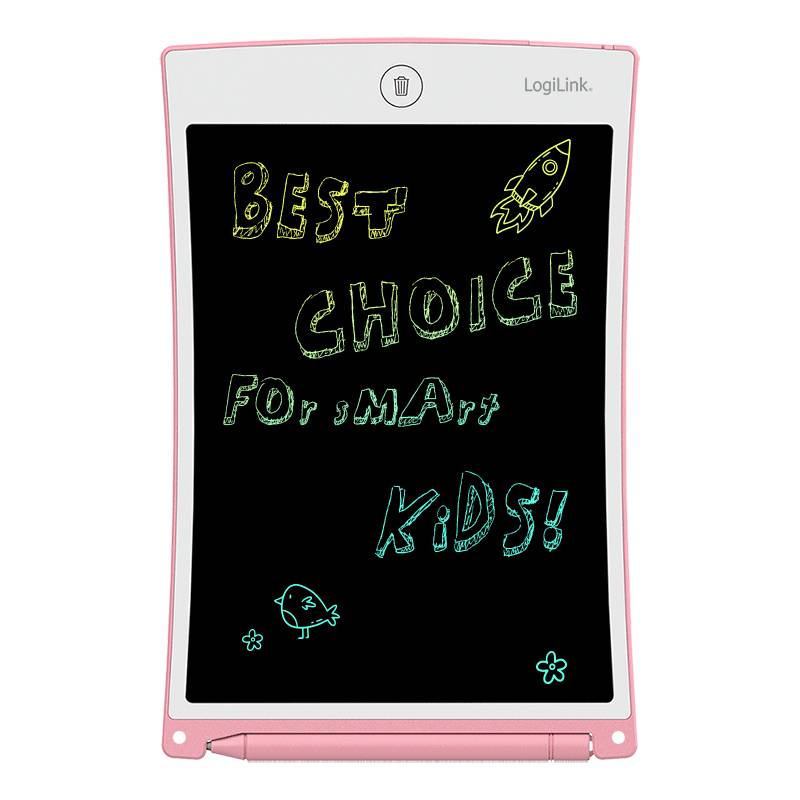 Ein digitales Schreibtablett mit handschriftlichem Text, der sagt: 