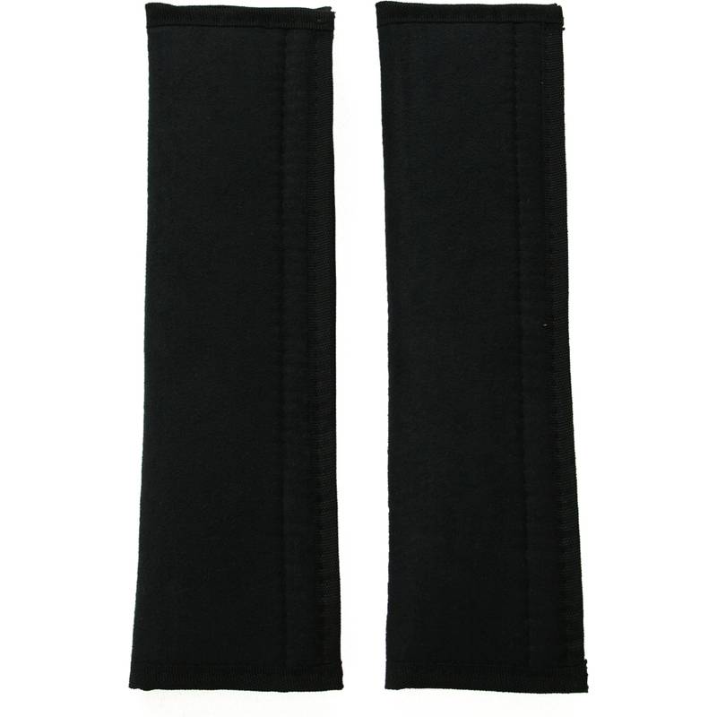 IWH KFZ-Gurtpolster Alcantara, schwarz, 2er Set