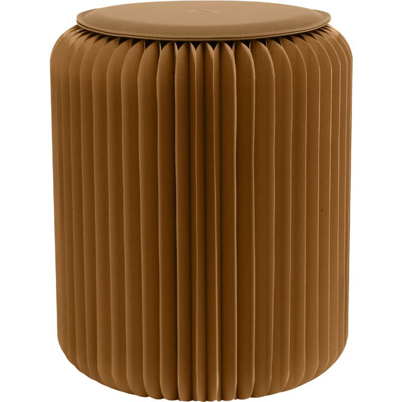 PAPERFLOW Faltbarer Hocker Flexistool, Höhe 420 mm, braun