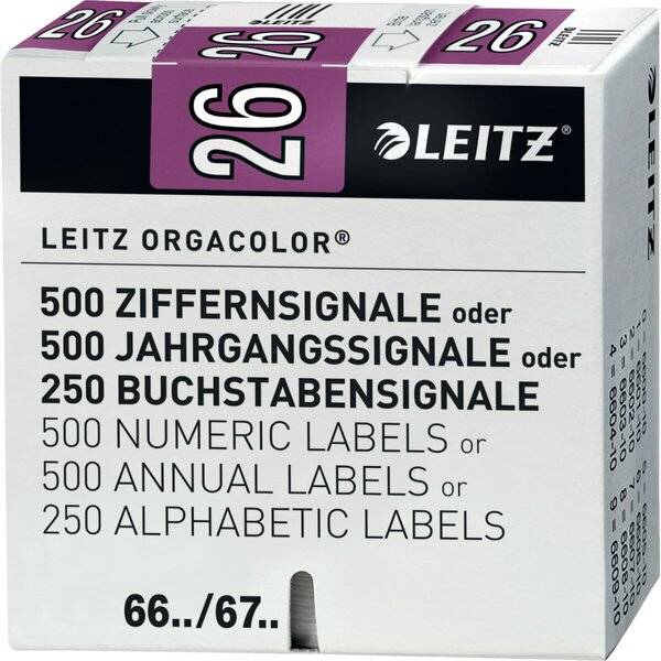 Orgacolor Jahrgangssignal 2026 violett 500 Stück
