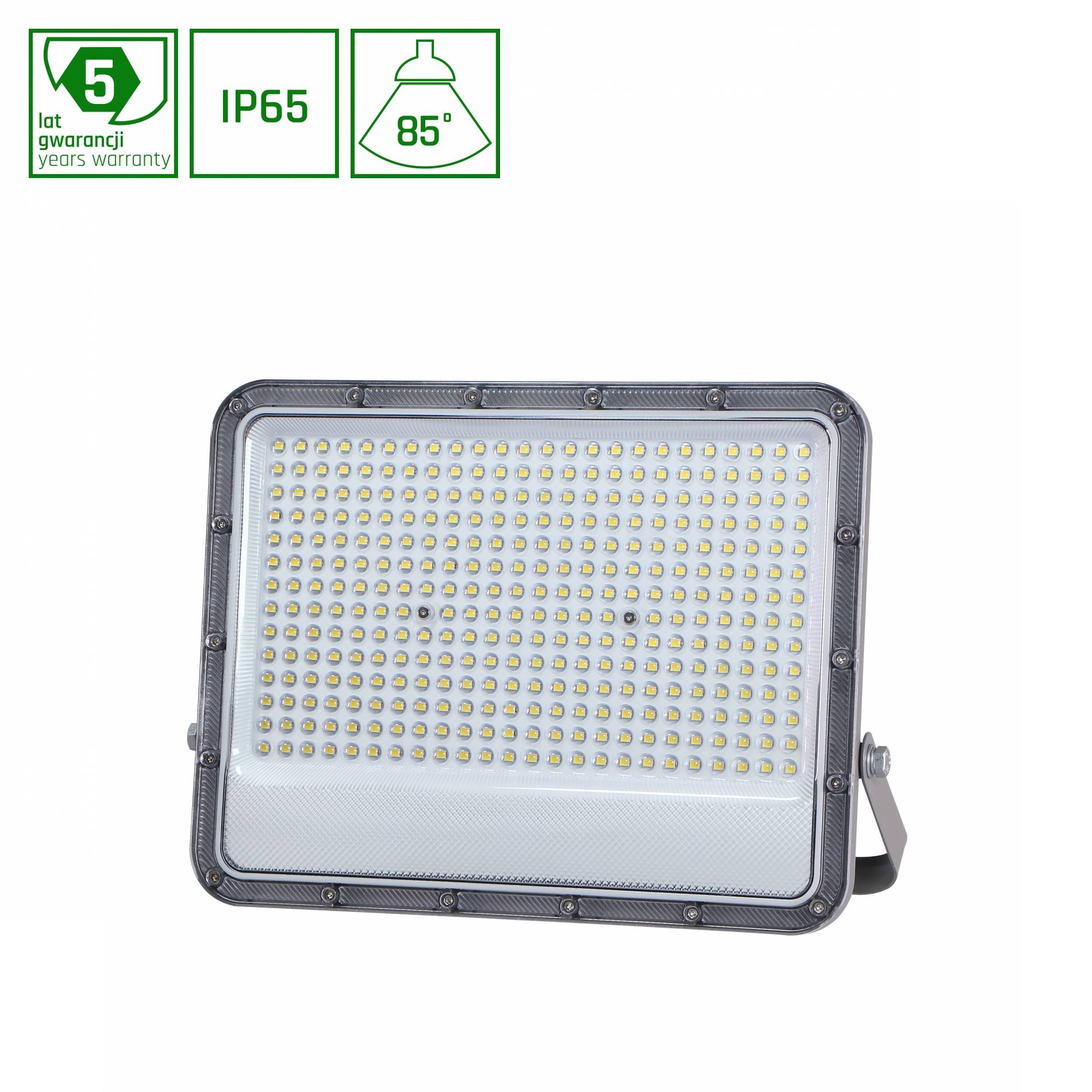 Spectrum LED NOCTIS MAX 2 Fluter 200W Strahler 19000lm grau 85° 230V IP65 IK08 Neutralweiß 4000K