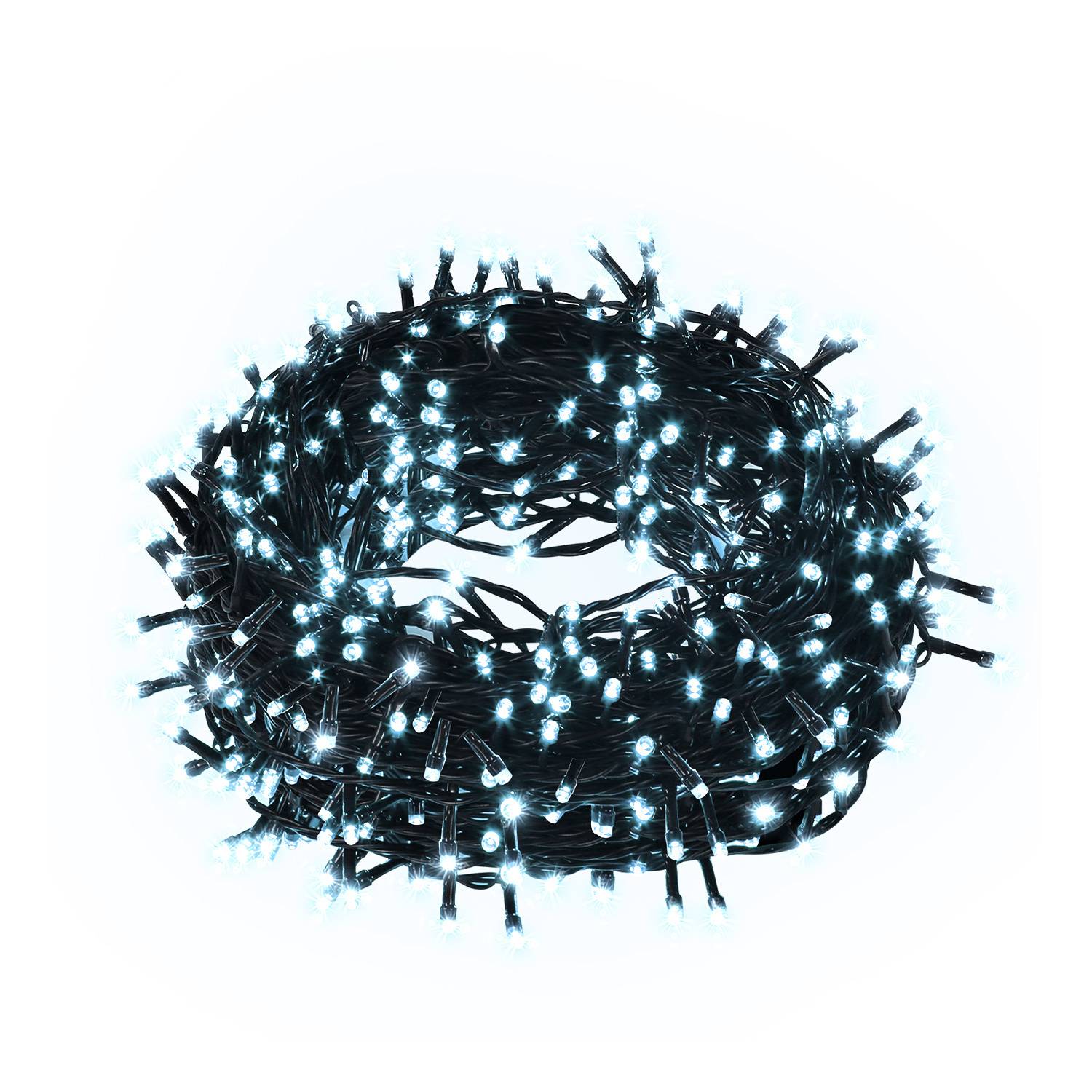 20M LED Lichterkette 200LEDs 8 Modi mit Memory Funktion, Weihnachten Party Garten Bedienung Funkelnder Sterneffekt Deko Kaltweiß