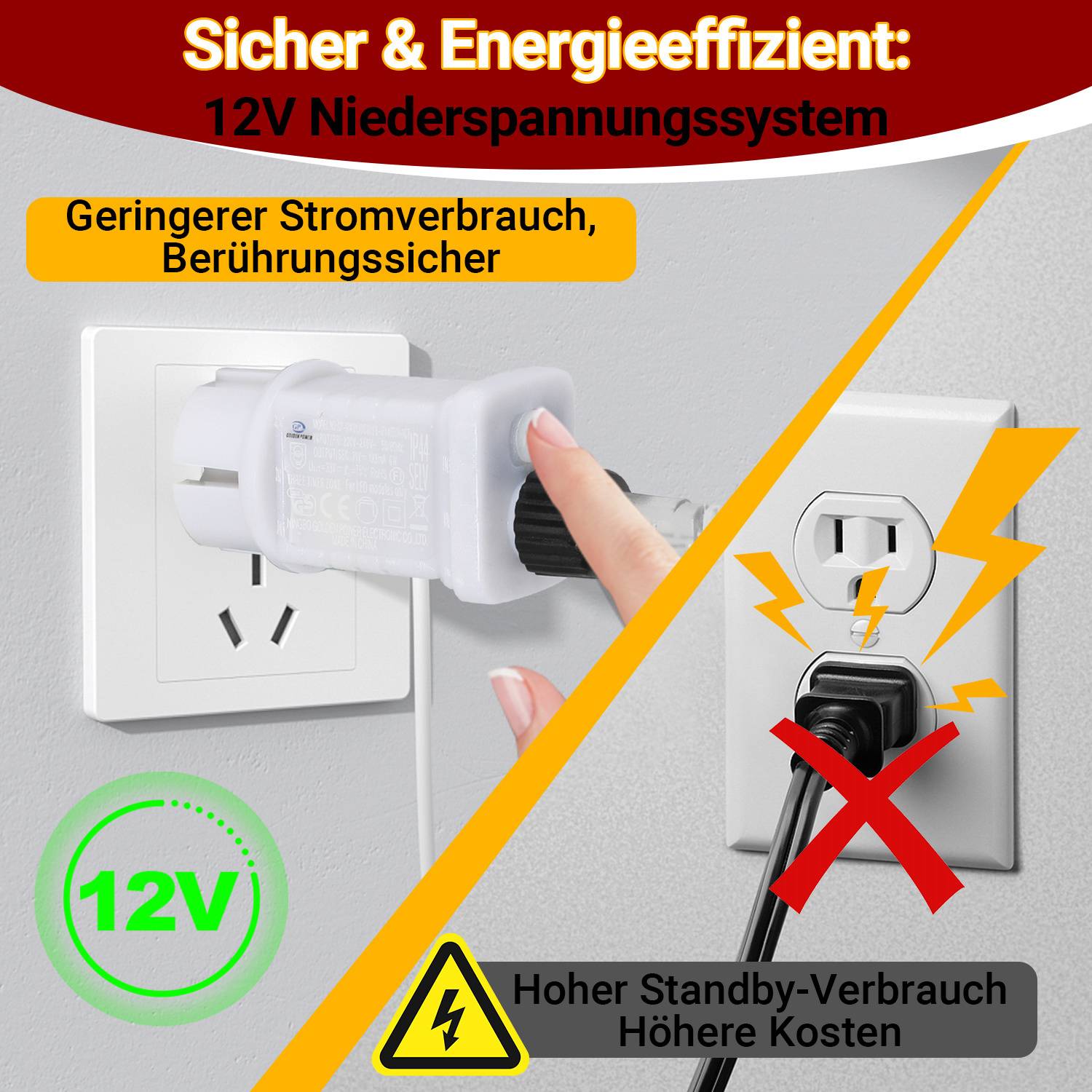 5M 360 LED Eisregen Eiszapfen Lichterkette mit 8 Modi Warmweiß IP44 Eisregen Eiszapfen Lichtervorhang mit Fernbedienung Outdoor Garten Deko