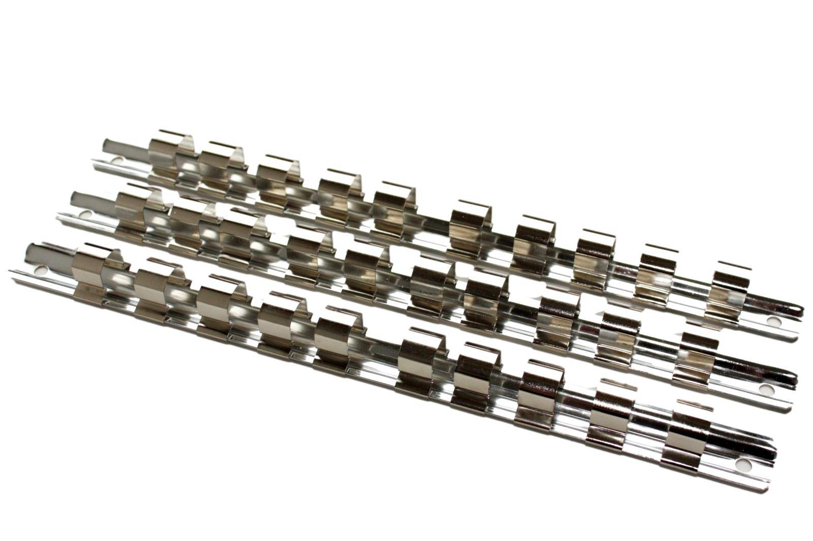 Stecknuss Schiene, 1/2 Zoll, Werkzeugleiste, 10 Clips