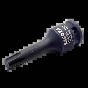 Alicone' Marke schwarzer Steckschlüsseleinsatz mit der Bezeichnung 'GR10 150' vor schwarzem Hintergrund. Geeignet für mechanische oder Automotivanwendungen.