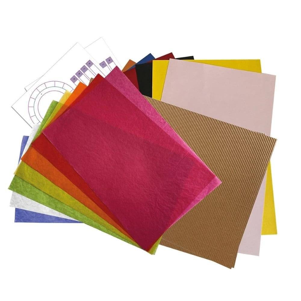 Laternen Bastelset, 25-teilig, für Laternenumzug & Sankt Martin