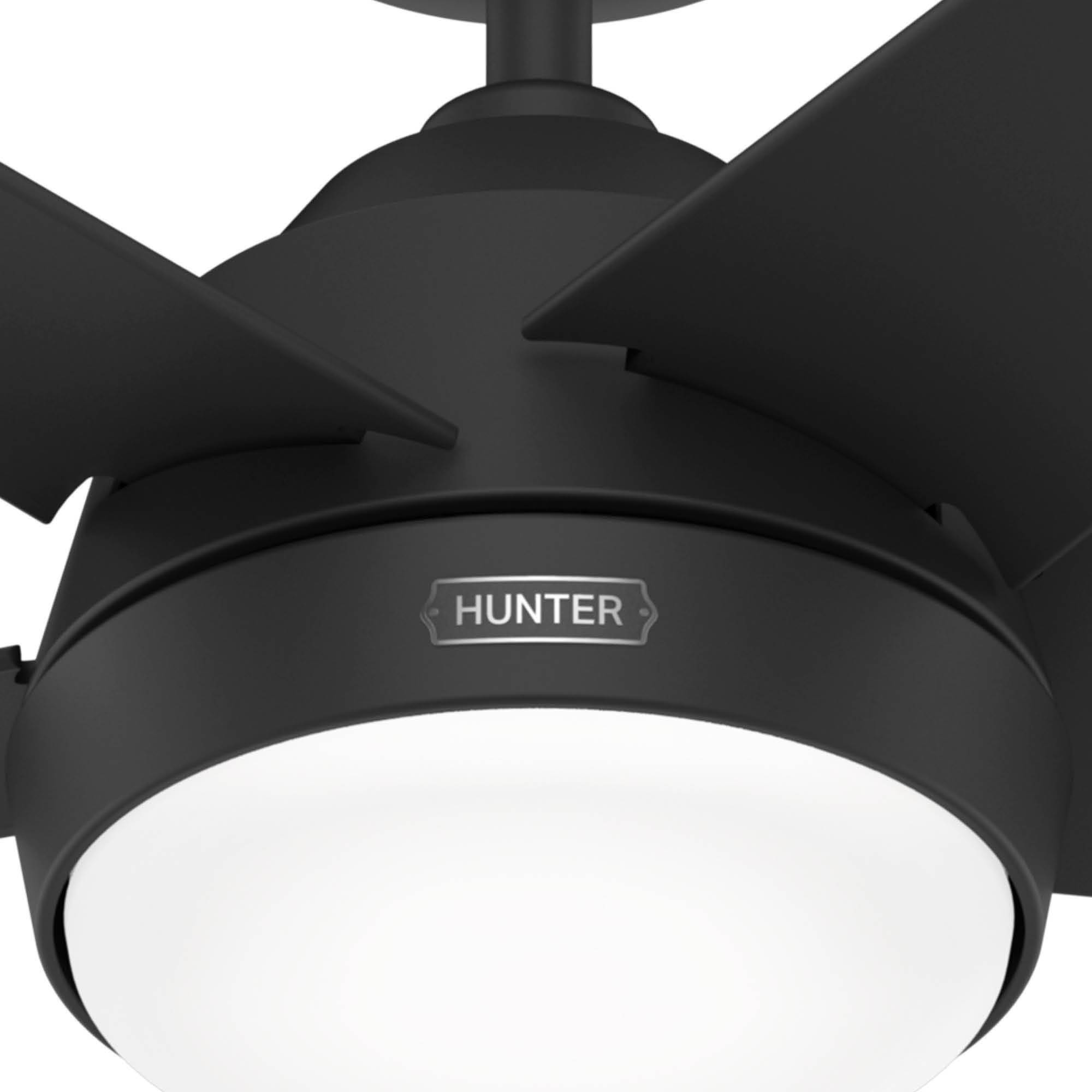 Outdoor Deckenventilator Marina Schwarz mit LED
