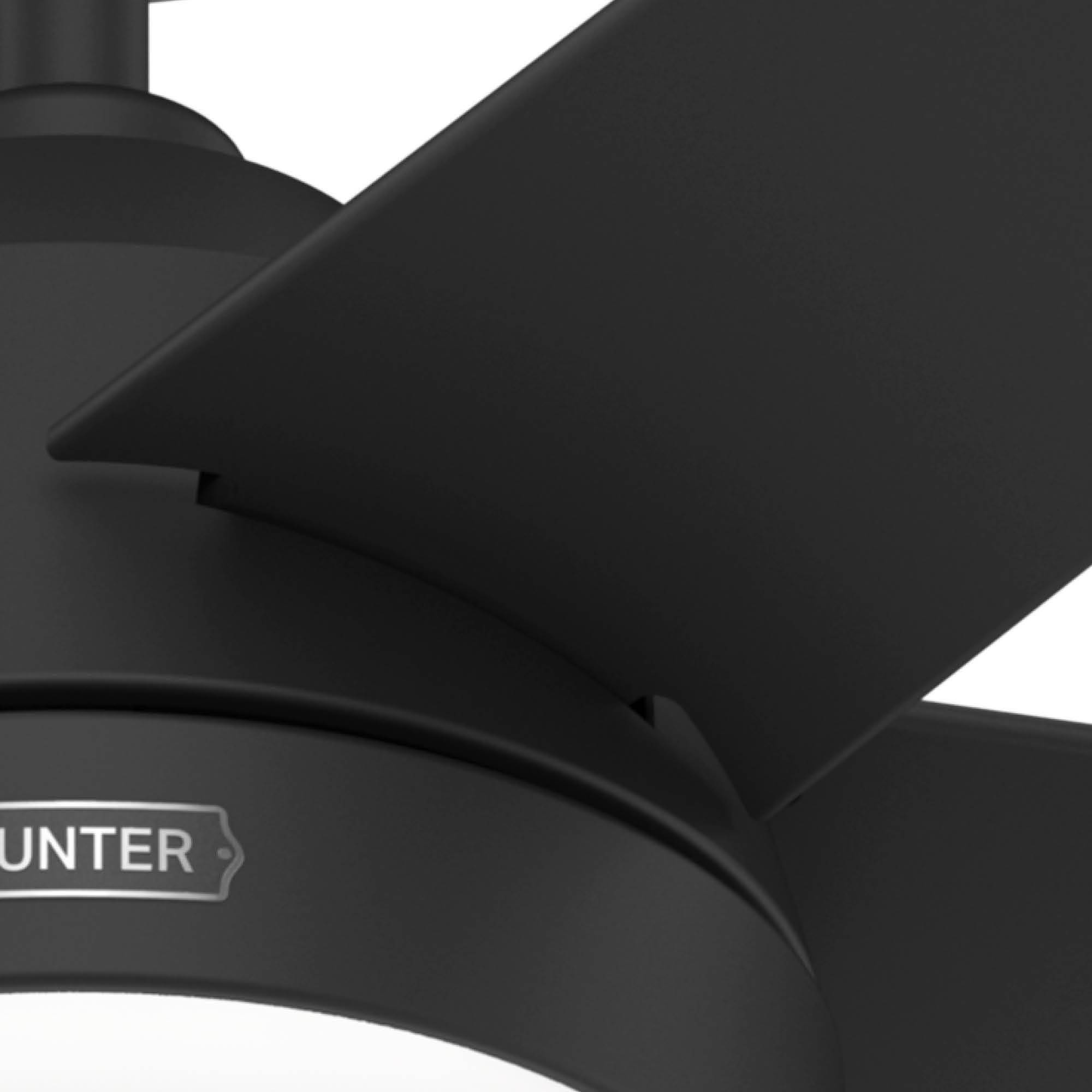 Outdoor Deckenventilator Marina Schwarz mit LED