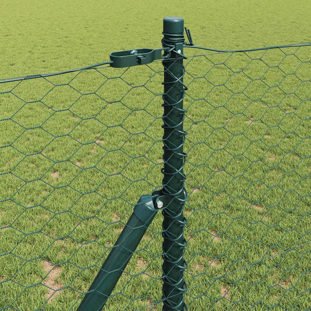 vidaXL Zaunpfosten Grün