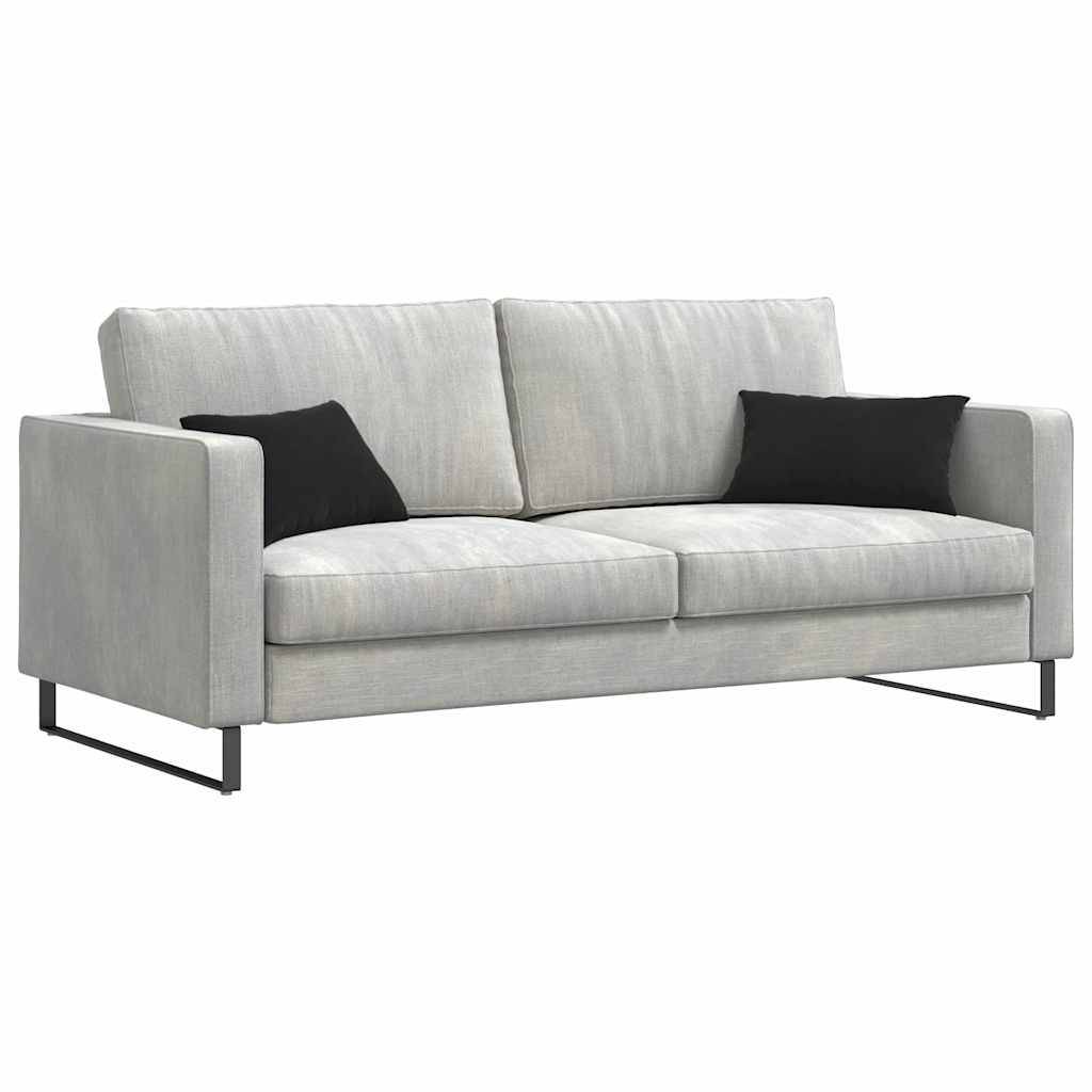 vidaXL Sofakissen 2 Stück Schwarz 50 x 30 cm Cordstoff