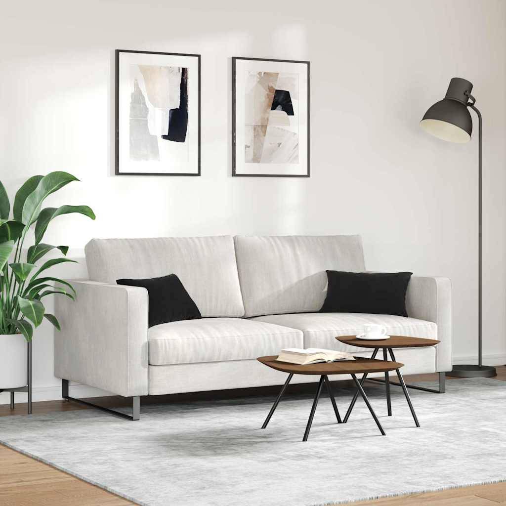 vidaXL Sofakissen 2 Stück Schwarz 50 x 30 cm Cordstoff