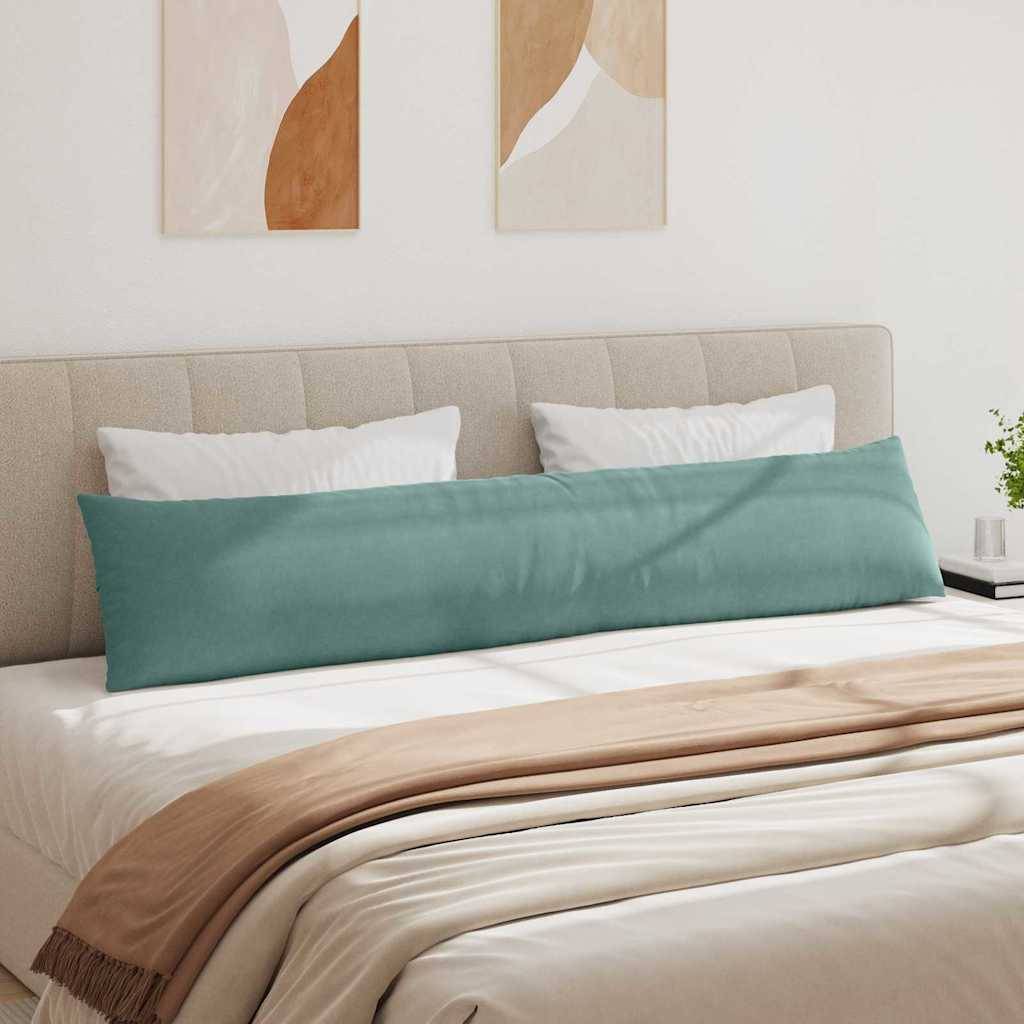 vidaXL Sofakissen 2 Stück Meergrün 200 x 40 cm Cordstoff